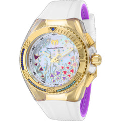 TechnoMarine Cruise Dream Women's Quartz Watch 40mm Gold White Dial TM-121002