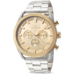 Invicta Speedway 50430 Men's 45mm Chronograph Stainless Steel Gold Dial Watch