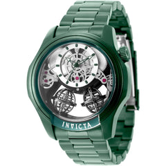 Invicta Specialty Twin-Axis Men's Watch 50778 - 46mm Green Skeleton Dial Quartz