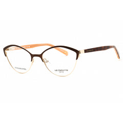 Liz Claiborne L 469 009Q 00 Women's Brown Oval Shape Metal Full Rim Eyeglasses Frame