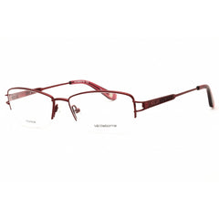 Liz Claiborne L 668/T 0LHF 00 Women's Burgundy Rectangular Shape Half Rim Eyeglasses