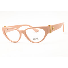 Versace 0VE3366 5494 Women's Nude Brown Cat Eye Shape Acetate Full Rim Eyeglasses