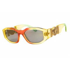 Versace 0VE4361 5530/1 Women's Gradient Yellow/Red/Green Oval Full Rim Sunglasses