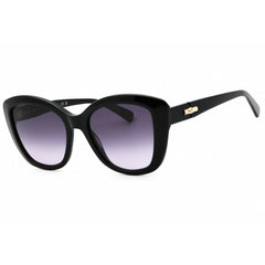 Longchamp LO714S001 Women's Black Acetate Full Rim Cat Eye Shape Sunglasses