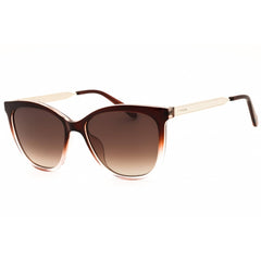 Fossil FOS 3142/S 009Q HA Women's Brown Plastic Full Rim Rectangular Sunglasses