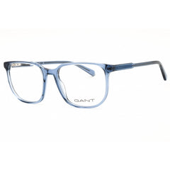 GANT GA50096 090 Men's Shiny Blue Acetate Full Rim Rectangular Shape Eyeglasses