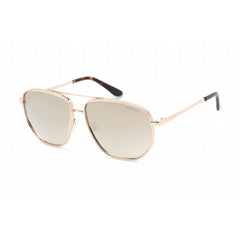Guess GU7635 32C Women's Rose Gold Metal Full Rim Frame Aviator Shape Sunglasses