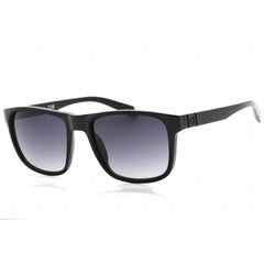 Guess Factory GF0220 01B Men's Shiny Black Plastic Full Rim Rectangular Sunglasses