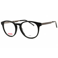 HUGO HG 1037 0807 00 Men's Black Plastic Full Rim Frame Round Shape Eyeglasses