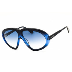 Max & Co MO0001 92W Women's Blue/Black Acetate Full Rim Frame Oval Shape Sunglasses