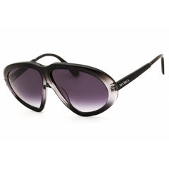 Max & Co MO0001 20B Women's Grey/Black/Brown Acetate Full Rim Oval Shape Sunglasses