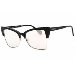 Max & Co MO0004 01C Women's Shiny Black Injected Propionate Cat Eye Shape Sunglasses