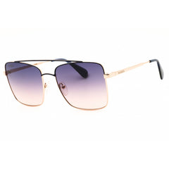 Max & Co MO0006 28W Women's Shiny Rose Gold Metal Full Rim Rectangular Sunglasses