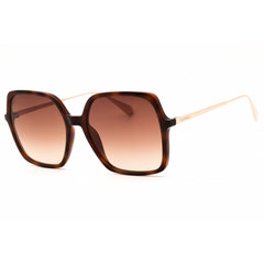 Max & Co MO0010 52F Women's Dark Havana Injected Propionate Rectangular Sunglasses