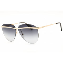 Max & Co MO0017 32B Women's Gold Metal Rimless Frame Aviator Shape Sunglasses