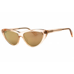 Max & Co MO0024 72G Women's Shiny Pink Acetate Full Rim Cat Eye Shape Sunglasses