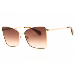 Max & Co MO0027 32F Women's Gold Metal Full Rim Frame Cat Eye Shape Sunglasses