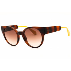 Max & Co MO0035 52F Women's Dark Havana Injected Propionate Full Rim Round Sunglasses