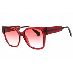 Max & Co MO0036 81Z Women's Shiny Violet Injected Propionate Rectangular Sunglasses