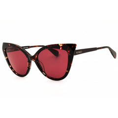Max & Co MO0038 55S Women's Coloured Havana Acetate Full Rim Cat Eye Sunglasses