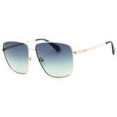 Max & Co MO0041 28W Women's Shiny Rose Gold Metal Full Rim Rectangular Sunglasses