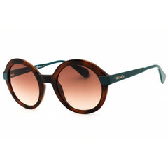 Max & Co MO0052 52F Women's Dark Havana Injected Propionate Full Rim Round Sunglasses