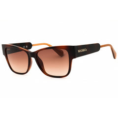 Max & Co MO0054 52F Women's Dark Havana Injected Propionate Cat Eye Shape Sunglasses