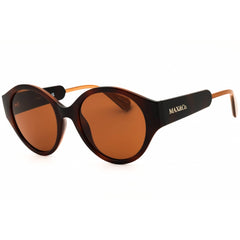 Max & Co MO0058 52E Women's Dark Havana Injected Propionate Full Rim Round Sunglasses