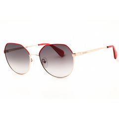 Max & Co MO0060 28A Women's Shiny Rose Gold Metal Full Rim Frame Round Sunglasses