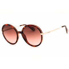 Max & Co MO0064 55F Women's Coloured Havana Injected Propionate Round Sunglasses