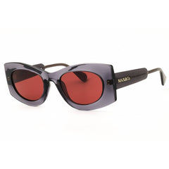 Max & Co MO0068 20S Women's Grey/Clear Injected Propionate Full Rim Cat Eye Sunglasses