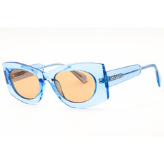 Max & Co MO0068 84E Women's Shiny Light Blue Injected Propionate Cat Eye Sunglasses