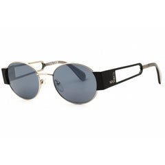 Max & Co MO0071 14C Women's Shiny Light Ruthenium Metal Full Rim Oval Sunglasses