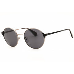 Max & Co MO0073 14A Women's Shiny Light Ruthenium Metal Round Sunglasses, 51 mm