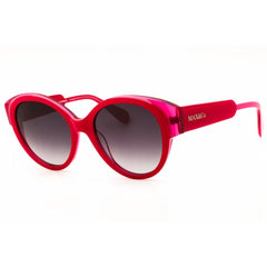 Max & Co MO0076 72B Women's Shiny Pink Acetate Full Rim Frame Oval Shape Sunglasses