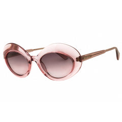 Max & Co MO0080 72F Women's Shiny Pink Injected Propionate Full Rim Cat Eye Sunglasses