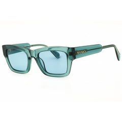 Max & Co MO0081 96N Women's Shiny Dark Green Acetate Full Rim Rectangular Sunglasses