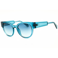 Max & Co MO0085 96W Women's Shiny Dark Green Injected Propionate Round Sunglasses