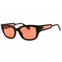 Max & Co MO0086 01E Women's Shiny Black Injected Propionate Cat Eye Shape Sunglasses