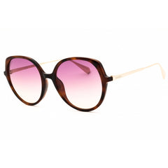 Max & Co MO0088 52Z Women's Dark Havana Injected Propionate Full Rim Round Sunglasses