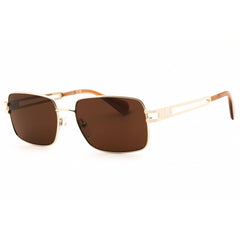 Max & Co MO0090 32E Women's Gold Metal Full Rim Frame Rectangular Shape Sunglasses