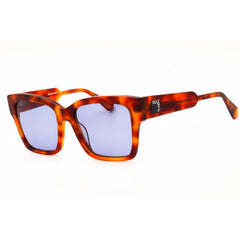 Max & Co MO0094 53Y Women's Blonde Havana Acetate Full Rim Rectangular Sunglasses