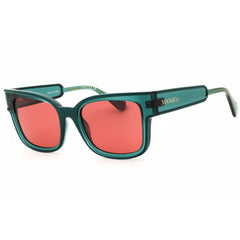Max & Co MO0098 98S Women's Dark Green Full Rim Rectangular Shape Sunglasses