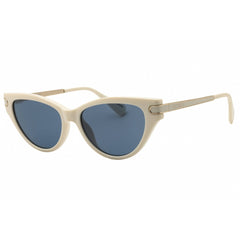 Max & Co MO0101 21V Women's White Injected Propionate Full Rim Cat Eye Sunglasses