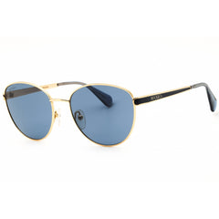 Max & Co MO0105 30V Women's Shiny Deep Gold Metal Full Rim Cat Eye Shape Sunglasses
