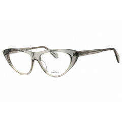 Max & Co MO5015 020 Women's Grey/Clear Acetate Full Rim Cat Eye Shape Eyeglasses