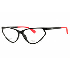 Max & Co MO5026 001 Women's Shiny Black Injected Propionate Cat Eye Shape Eyeglasses