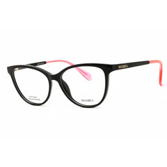 Max & Co MO5039 001 Women's Cat Eye Eyeglasses - Shiny Black Injected Propionate Frame