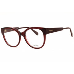 Max & Co MO5045 066 Women's Round Shape Eyeglasses - Shiny Red Acetate Full Rim Frame