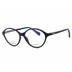 Max & Co MO5055 090 Women's Round Eyeglasses - Shiny Blue Injected Propionate Frame